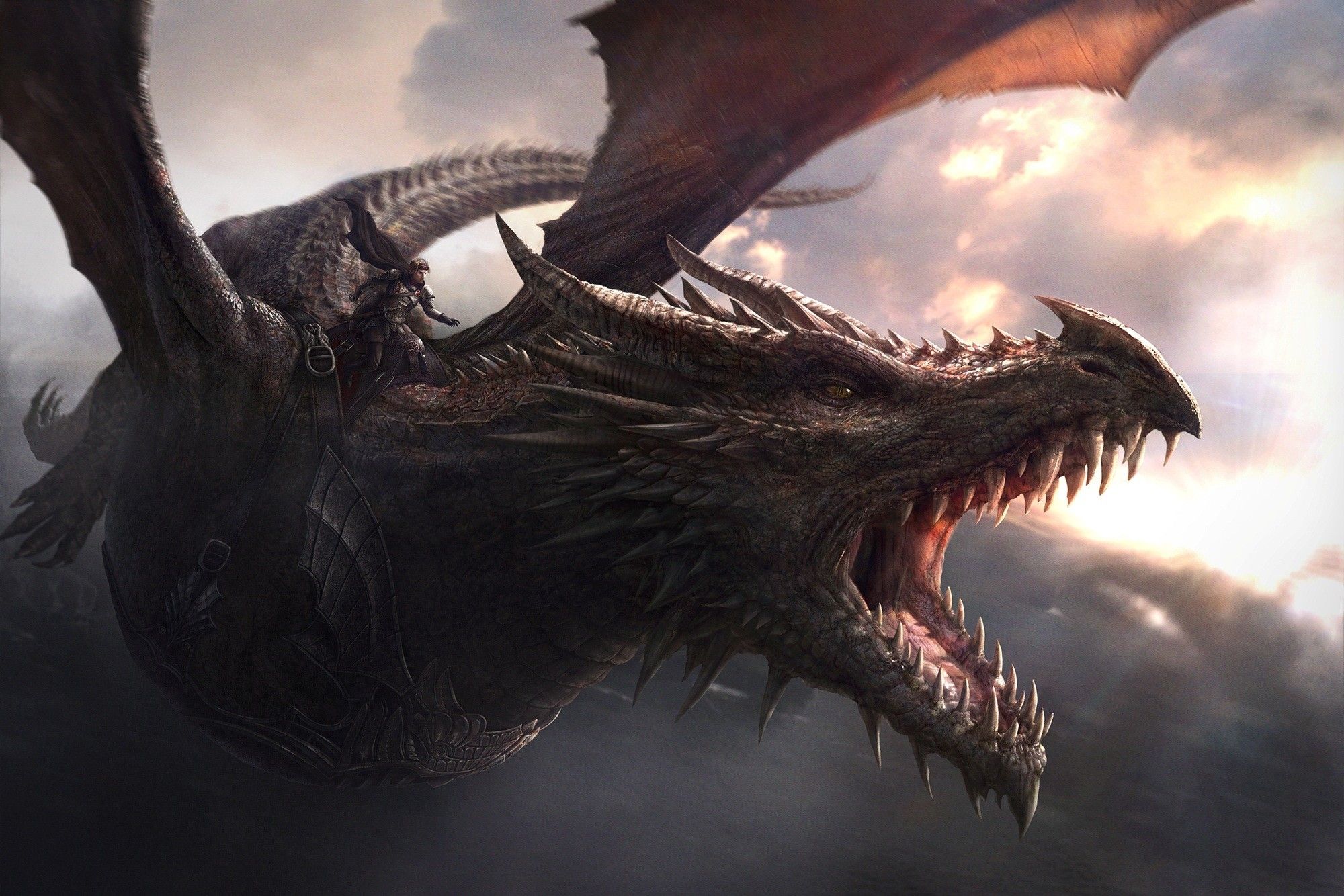 201391 dragon Game of Thrones Balerion - مارتین از " بادهای زمستان " میگوید